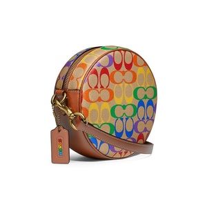 Coach pride circle crossbody bag new never worn